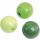 Koraliki drewniane Knorr Prandell mix zielony jasny, 6mm
